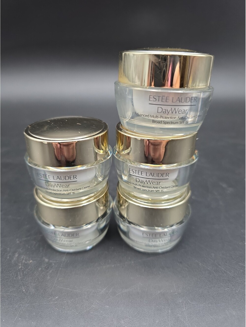 Lot Of 5 Estee Lauder Day Wear Multi Protection Anti Oxidant 24 HR Creme .5oz